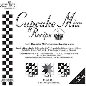 Moda Cupcake Mix وصفة ورقية لوحة نمط رقم 4