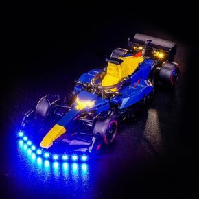 مجموعة مصباح LED تمت ترقيتها متوافقة مع LEGO FERRARI SF-24 F1 RACE CAR CAR