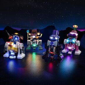 إضاءة LED متوافقة مع LEGO Creative Play Droid Builder 75392 ، مجموعة الضوء المتوافقة مع LEGO 75392 ، مع إعطاء الضوء للنموذج ، لم يتضمن مجموعة النموذج (الطبعة الكلاسيكية)