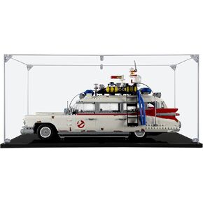حالة عرض الأكريليك متوافقة مع Ghostbusters Ecto-1 #10274 ، حالة عرض مقاومة للغبار (حالة فقط) (لم يتم تضمين مجموعات LEGO)