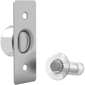 MEGA HANDLES Magnetic Door Stopper, Invisible Concealed Flush Mounted Magnetic Door Catch, Quick Install Wall Protector Magnet Door Stopper - 1.7 Inch
