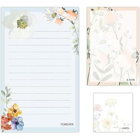 Faithworks Christian Gifts-Large, Small and Self Stick 3-Piece Inspirational Notepad Set, The Word of Our God
