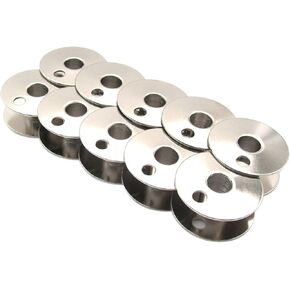 CKPSMS Brand - #203470 Steel BOBBINS Compatible with CONSEW 225 226RB 227 Singer 111W 212W JUKI LU-562 + (10PCS)