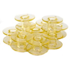 Cutex 10 Pk Top-Loading Home Sewing Machine Plastic Bobbins for Elna, Kenmore, Janome