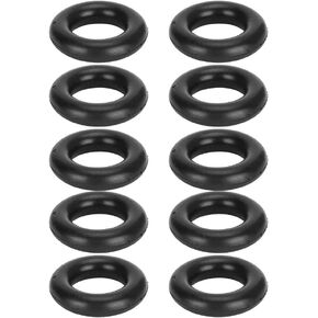 Generic 10Pcs Sewing Machine Ring Sewing Machine Bobbin Winder Rubber Ring Bobbin Winder Rubber Ring Friction Wheel Replacement Accessories for Old Pedal JA Type Sewing Machine, Outer diameter 3.7cm
