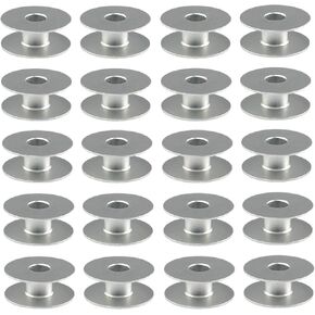Blooy - 40264A Aluminum Bobbin Fit JUKI DDL-5550,8500,8700, Brother S7200, DB2-C201, Jack A2, A3, A4 Lockstitch Sewing Machines (20 PCS)