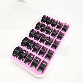 YICBOR Jumbo Bobbins Replacement Compatible with Bernina B435, B475QE, B485, B480, B500 Embroidery, B535, B540, B570QE, B590, B700E, B710, B720, B740, B750 Quilters Edition, 0332107001 (25pcs/Box)