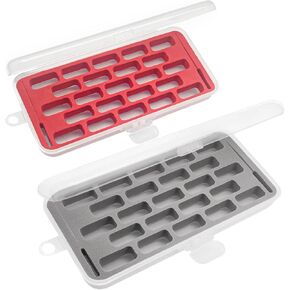 FBSHICUNG 2PCS COBBIN CASE لـ Bernina New 7 and 8 Series Jumbo Bobbin Sewing Bobbin Case and Saver يحتفظ 23 منظمة BOX BOX