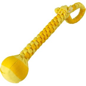 Lin Performance Dog Dogs Rope Toy 1PC لون عشوائي للكلاب الكبيرة المتوسطة التي تلعب أسنان تنظيف جرو المضغ
