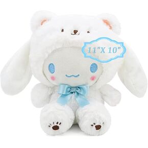 لعبة Plush ، Kawaii Cartoon Figure Toy ، وسادة حيوانية محشوة لطيفة ، حفل كرتونية للحفلة لصالح الأولاد والبنات هدية عيد ميلاد 11 * 10in (أ)