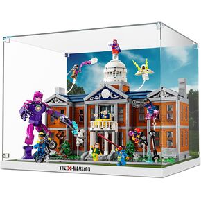 Acrylic Display Case for 76294 The X-Mansion; ONLY Display Case, Model NOT Included