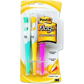 ما بعد 70071178217 Flag+ Highllighter ، الأصفر ، الوردي ، والأزرق ، و 50 ألوانًا منسقة/أداة تمييز ، 3 عبوات محدودة