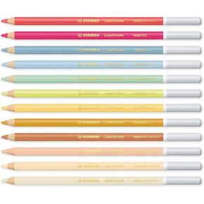 Stabilo Chalk -Pastel Pencil Carbothello - حزمة من 12 - نغمات الباستيل