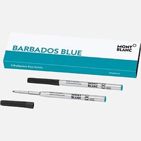 Montblanc reflill BP M 2x1 Barbados Blue PF العلامة التجارية