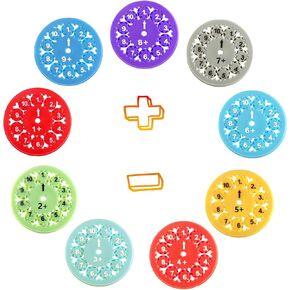 Math Fidget Spinner ، 9 حزم أرقام الإضافة والطرح Fidget Spinner ، لعبة إضافة الرياضيات للأطفال ، تعلم الرياضيات في رياض الأطفال ، لعبة الرياضيات للفصول الدراسية للمدرسة المنزلية (الضرب والقسمة)