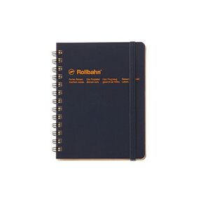 (Made in Japan) Roruban Pocket Memo112×138mm Black (Dark Blue)