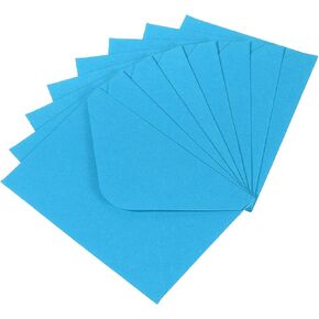 مظاريف بطاقة هدايا yokive 50pcs ، 10x7cm مظاريف صغيرة الأظرف الصغيرة حجم بطاقة الائتمان بحجم كبير لأشكر بطاقات التخرج تحية عيد ميلاد الزفاف ، الوردي