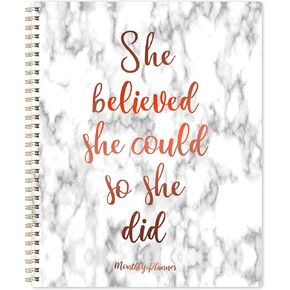Monthly Planner 2025-2027 - Planner 2025-2027, JULY 2025 to JUNE 2027, 8.5“ x 11" with Ample Blocks and Monthly Tabs