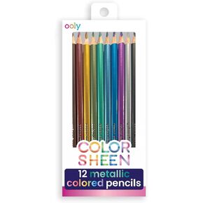 Ooly UnMistakeAbles Erasable Colored Pencils Set of 12, Stress and Mess Free Marker Pack, Drawing & Coloring Pencils for Kids and Adults, Colorful School Supplies for Arts and Crafts - Erasable