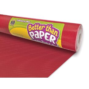 Teacher Created Resources Cranberry Red Better Than Paper® Bulletin Board Roll (TCR77442)