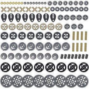 120pcs قطع الغيار الفنية العجلات مجموعة الاستبدال مجموعة متوافقة مع أجزاء وقطع ملحقات LEGO