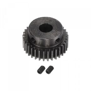 UXCELL 1MOD 33T PINION GEAR 10MM BORE FELLED MOTOR MOTOR RACK مع خطوة ل RC CAR TRACK TRACK DIRVE