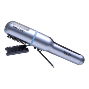 Mini - The Original Cordless Split End Hair Trimmer Automatic 3 AAA Battery Home Care Clipper 2-in-1 for Dry Damaged Splitting Broken Brittle Straight Curly Frizzy Beauty Styling - Blue