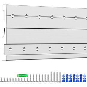 Extra Heavy Duty Z Clip Hanger 42" - French Cleat Picture Hanger - Aluminum Z Bar Hanger Flush Wall Mount Kit - Mounting Brackets for Hanging Mirror, Cabinet, Headboard, Shelf - 300lb - 2 Pack