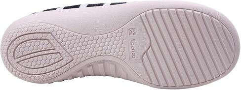 Spenco Women's Dundee Striped Slipper, Black/White, 8.5 in Saudi Arabia