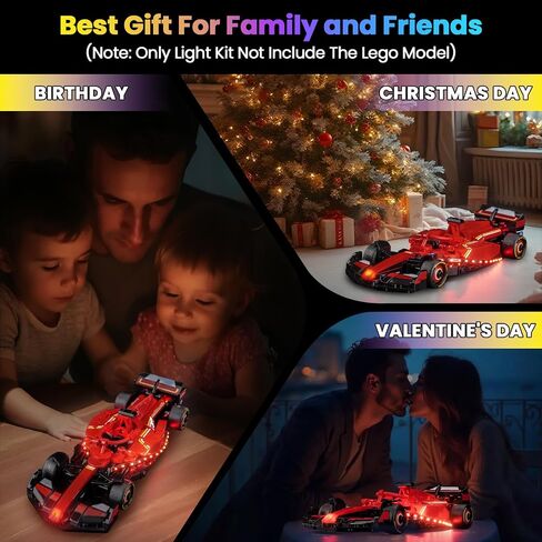 مجموعة مصباح LED تمت ترقيتها متوافقة مع LEGO FERRARI SF-24 F1 RACE CAR CAR in Saudi Arabia