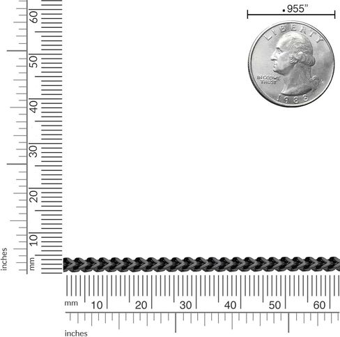 Metro Jewelry 9 Inches Long Thin Foxtail Bracelet in Stainless Steel with Antique Black or Gold Ion Plating 4 mm Wide Snap Lock in Kuwait