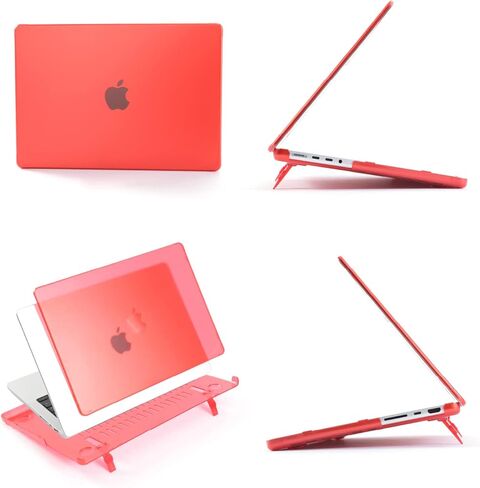 mCover Case ONLY Compatible for 2021-2025 14" MacBook Pro Laptop Computer (Model A2442 / A2779 / A2918 / A2992 / A3112 / A3185 / A3401, with M1 | M2 | M3 | M4 Pro/Max Chip) - Orange in Kuwait