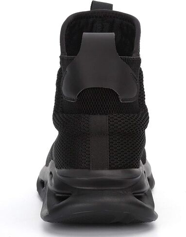 XUNRUO Work Safety Boots for Men and Women Steel Toe Lightweight Breathable Pull on Construction Boots in Saudi Arabia