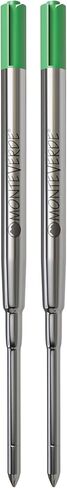 Monteverde Ballpoint Refill to Fit Sheaffer Ballpoint Pens, Medium Point, Soft Roll, Black, 2 per Pack (S132BK) in Saudi Arabia