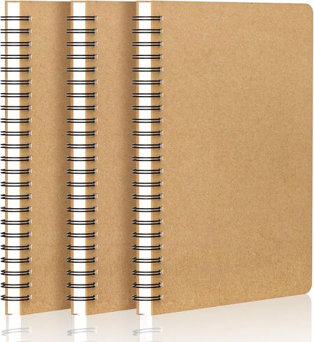 حكمت كلية EUSOAR College Notebook ، 6 حزم A4 11 "× 8.5" دفاتر اليومية المبطنة ، 120 صفحة/ 60 حلقة كمبيوتر محمول للنساء للنساء. in Kuwait