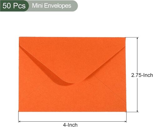 YOKIVE 50pcs Gift Card Envelopes, 10x7cm Mini Envelopes Small Envelopes Credit Card Size Bulk for Thank You Cards Graduation Greeting Wedding Birthday, Pink in Saudi Arabia