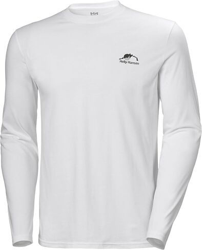 Helly-Hansen Men's Standard Nord Graphic Longsleeve T-Shirt, 983 Ebony in Saudi Arabia