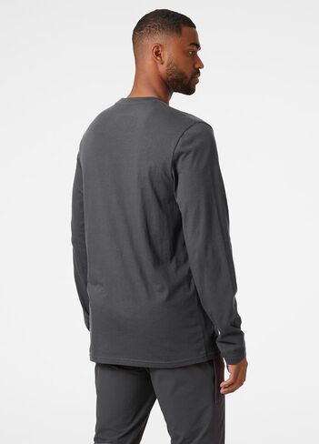 Helly-Hansen Men's Standard Nord Graphic Longsleeve T-Shirt, 983 Ebony in Saudi Arabia