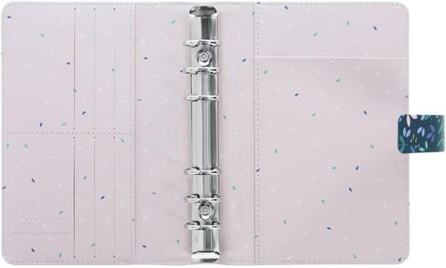 Filofax Garden Organizer, Personal Size, Dusk - Leather-Look, Gold Foil Accents, Six Rings, Week-to-View Calendar Diary, Multilingual, 2025 (C028713-25) in Saudi Arabia
