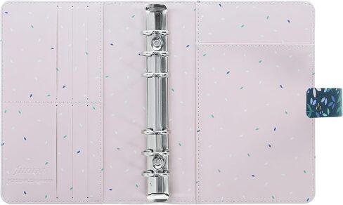 Filofax Garden Organizer, Personal Size, Dusk - Leather-Look, Gold Foil Accents, Six Rings, Week-to-View Calendar Diary, Multilingual, 2025 (C028713-25) in Saudi Arabia