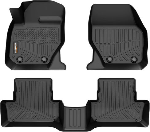 Binmotor-All Weather Car Floor Mats and Cargo Liner Set for 2018-2025 Volvo XC60,2 Rows with Cargo Mat Set for Volvo XC60,TPE Rubber Liners for Volvo XC60 Accessories Mats Trunk Mat-Black in Saudi Arabia