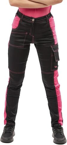 strongAnt Women's Work Pants Fully Stretch Work Pants with Knee Pad Pockets in Saudi Arabia