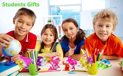 30 Packs Shark Turtle Dolphin Fish Octopus Mermaid Whale Mini Ocean Assorted fidgets Bubble Toys for Kids Children Classroom Students Gifts from Teacher,Birthday Party Favors in Saudi Arabia