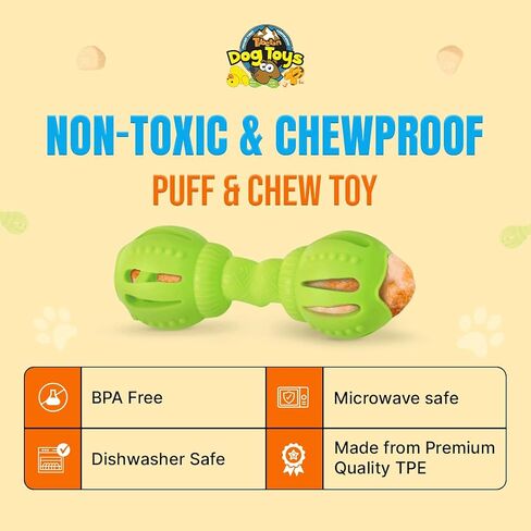 Tibetan Dog Chew Nuggets Refill Pack for Yak Cheese Puff & Chew Toy | 20 All-Natural, Easy-to-Digest Yak Cheese Nuggets | Must Microwave to Puff | Supports Gut Health & Teeth Cleaning in Saudi Arabia