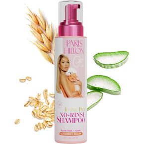 Paris Hilton Pet Cucumber Cucumber رائحة شامبو الكلاب بدون شطف ، غسل الكلاب بدون ماء ، hypoallergenic ، 280 مل-نظيفة سريعة للكلاب ، سهلة الاستمالة ، لا حاجة إلى شطف