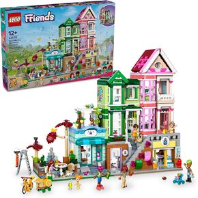 Lego Friends Heartlake City Apartments and Stores Dollhouse - مجموعة ألعاب للأطفال والفتيات والفتيان ، الذين تتراوح أعمارهم بين 12+ - أفكار هدايا لعيد الميلاد - مع 7 minidolls ، و doll micro ، وأكثر من 42670