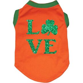 Petitebella Love Clover Puppy Dog Shirt (أسود ، متوسط)