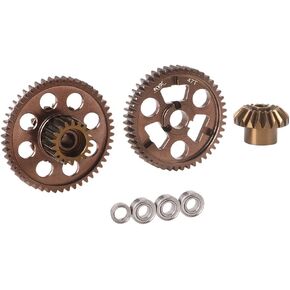 KYX Racing Aluminum Rear Transmission Gear Set Upgrades Accessories for 1/10 RC Crawler Car Tamiya Hotshot II