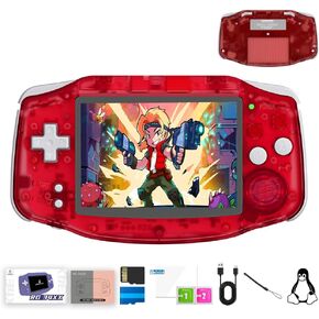 RG 34XX Retro Handheld Game Conux Linux 3.4 بوصة شاشة IPS 720*480 RG 34XX Console Gaming Gaming 5000+ Classic Games 32+ 64G بطاقة 3500MAH بطارية مع WiFi HDMI Bluetooth Blue Blue