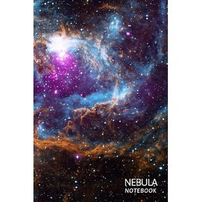 دفتر Nebula: دفتر مساحات ، دفتر ملاحظات للهدية ، دفتر Noteboor الكون ، دفاتر كونية ، دفتر ملاحظات إلى المدرسة ، المجلة ، يوميات (110 صفحة ، الأسطر 6 × 9)
